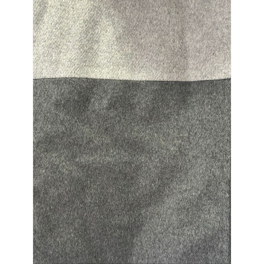 New York & Company Small Wool Blend Color Block Hooded Coat Gray Winter Jacket C - Picture 13 of 14